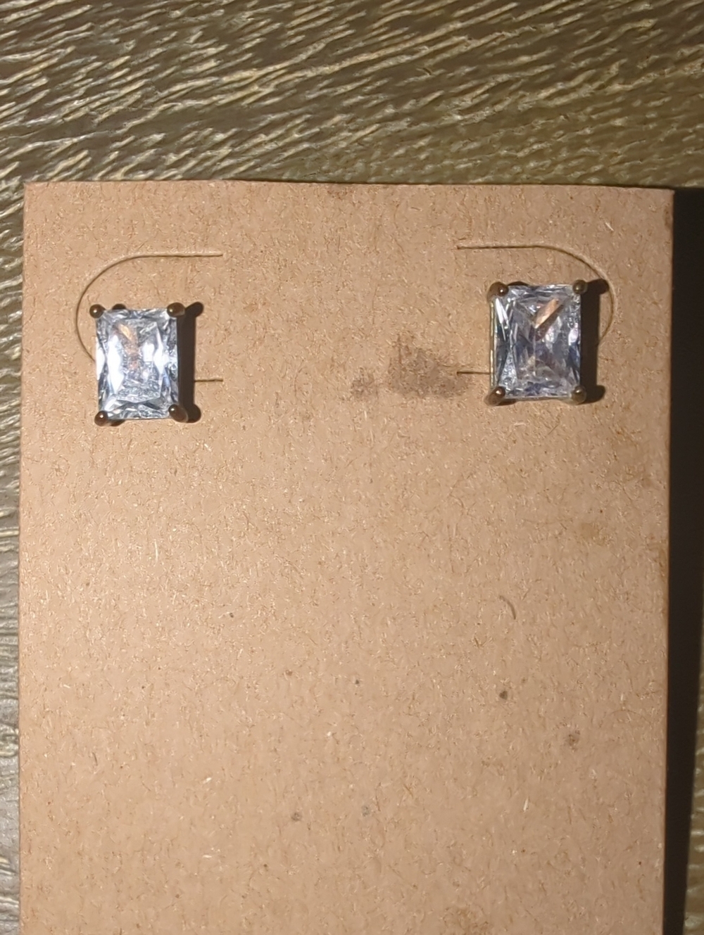 Classic Clear Stone Stud Earrings - Women Jewelry
